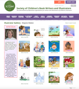 SCBWi Dayne Sislen Gallery Page